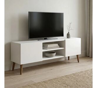Έπιπλο τηλεόρασης Etna Megapap χρώμα λευκό 150x30x45εκ. |  Έπιπλα τηλεόρασης στο espiti