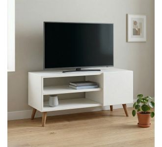 Έπιπλο τηλεόρασης Parma Megapap χρώμα λευκό 90x30x40εκ. |  Έπιπλα τηλεόρασης στο espiti