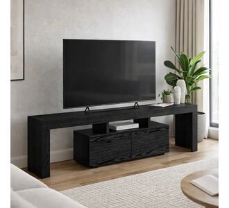 Έπιπλο τηλεόρασης Woodra Megapap χρώμα sencron black 180x31,3x50,2εκ. |  Έπιπλα τηλεόρασης στο espiti