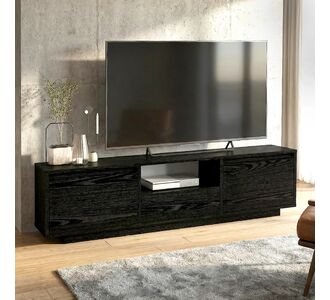 Έπιπλο τηλεόρασης Lumbera Megapap χρώμα sencron black 160x29,5x42εκ. |  Έπιπλα τηλεόρασης στο espiti
