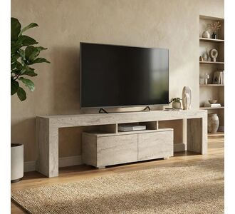 Έπιπλο τηλεόρασης Woodra Megapap χρώμα travertine 180x31,3x50,2εκ. |  Έπιπλα τηλεόρασης στο espiti