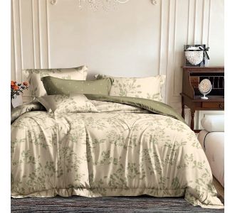 Beauty Home Σετ σεντόνια υπέρδιπλα με λάστιχο Memories Art 12687 165x200+30 Μπεζ       |  Σεντόνια Υπέρδιπλα / King Size στο espiti
