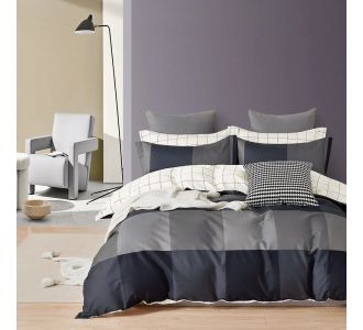 Beauty Home Σετ πάπλωμα υπέρδιπλο Memories Art 12696 220x240 Ανθρακί       |  Παπλώματα Υπέρδιπλα στο espiti