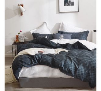 Beauty Home Σετ σεντόνια υπέρδιπλα με λάστιχο Memories Art 12697 165x200+30 Ανθρακί       |  Σεντόνια Υπέρδιπλα / King Size στο espiti