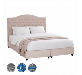 ΚΡΕΒΑΤΙ ΔΙΠΛΟ MALENA HM638.32 ΜΠΕΖ ΥΦΑΣΜΑ- ΓΙΑ ΣΤΡΩΜΑ 150x200εκ. |  Κρεβάτια στο espiti