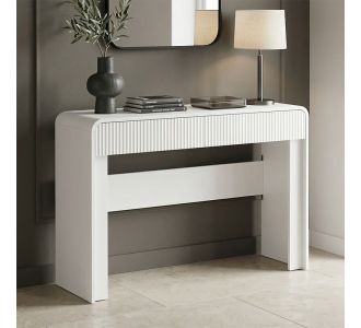 Κονσόλα Zeplen pakoworld λευκό mdf 110x38x75εκ |  Βιτρίνες - Έπιπλα εισόδου στο espiti