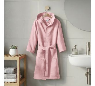 Beauty Home Μπουρνούζι με κουκούλα Mojo Art 3473 Ροζ       |  Μπουρνούζια στο espiti