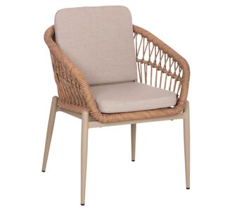 ΠΟΛΥΘΡΟΝΑ ΑΛΟΥΜΙΝΙΟΥ GALDIN HM6272.03 ΚΑΠΟΥΤΣΙΝΟ-P.E.RATTAN-ΜΠΕΖ ΥΦΑΣΜΑ 65x60x76Υεκ |  Πολυθρόνες κήπου στο espiti