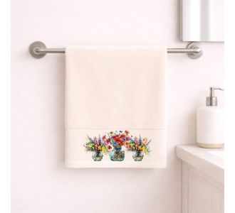 Πετσέτα Προσώπου 50×90 Blossom Ecru Astron Italy |  Πετσέτες Προσώπου στο espiti