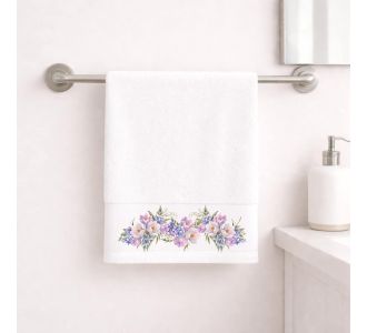 Πετσέτα Προσώπου 50×90 Violet White Astron Italy |  Πετσέτες Προσώπου στο espiti