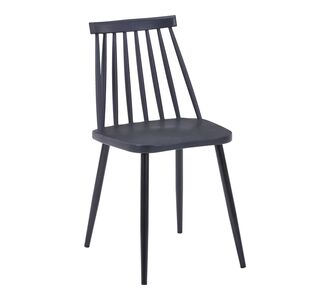 Καρέκλα Aurora pakoworld μαύρο pp-μαύρο μεταλλικό πόδι 42x49.5x77εκ |  Καρέκλες στο espiti