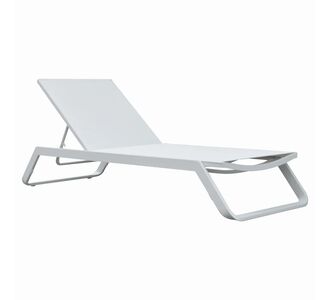 ΞΑΠΛΩΣΤΡΑ ΑΛΟΥΜΙΝΙΟΥ MARIMAR HM6562.02 ΣΚΕΛΕΤΟΣ & TEXTILENE ΛΕΥΚΟ 218x67x31Υεκ |  Ξαπλώστρες - Καρέκλες Παραλίας στο espiti