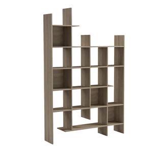 Βιβλιοθήκη Manco pakoworld sonoma 122x25.5x188εκ |  Βιβλιοθήκες στο espiti