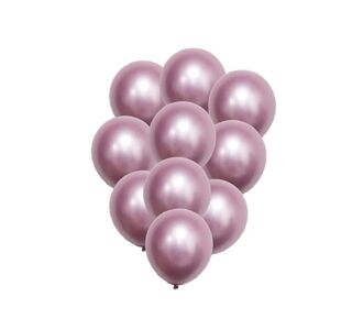 Beauty Home 10 Μπαλόνια Μεταλλικό Σάπιο Μήλο Ø30cm       |  Διακοσμητκά στο espiti