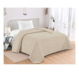 ΚΟΥΒΕΡΛΙ MICROFIBER ΥΠΕΡΔΙΠΛΟ 220X240 ADAM HOME GLORIA CREAM |  Κουβερλί Υπέρδιπλα στο espiti