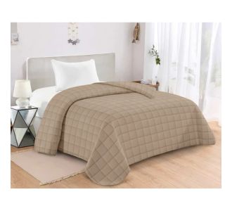 ΚΟΥΒΕΡΛΙ ΚΑΠΙΤΟΝΕ ΜΟΝΟ 160X240 ADAM HOME ANTEL MOCHA |  Κουβερλί Μονά στο espiti