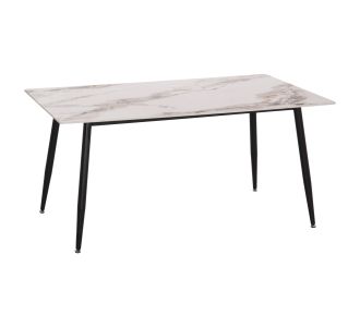 ΤΡΑΠΕΖΙ RAVEN HM18150.04 ΚΕΡΑΜΙΚΟ TOP ΜΕ ΟΨΗ ΛΕΥΚΟ/ΚΑΦΕ ΜΑΡΜΑΡΟ 160x80x74Υεκ. |  Τραπέζια στο espiti