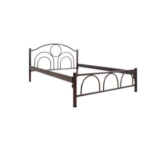 ΜΕΤΑΛΛΙΚΟ ΔΙΠΛΟ ΚΡΕΒΑΤΙ ΚΥΚΛΟΣ 160x200x90Yεκ. HM766 ΣΦΥΡHΛΑΤΟ ΚΑΦΕ |  Κρεβάτια στο espiti
