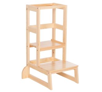 ΠΥΡΓΟΣ ΕΚΜΑΘΗΣΗΣ τ.MONTESSORI PEPE HM9291.01 ΞΥΛΟ ΠΕΥΚΟΥ ΦΥΣΙΚΟ 55x53x90Υεκ |  Παιδικά έπιπλα στο espiti