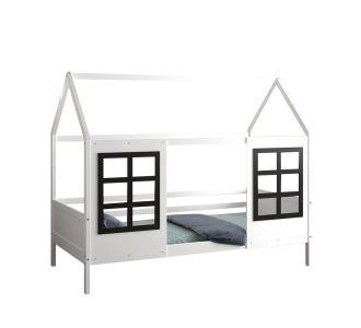 ΠΑΙΔΙΚΟ ΚΡΕΒΑΤΙ τ.MONTESSORI DOMER HM742.01 ΞΥΛΟ ΠΕΥΚΟΥ ΛΕΥΚΟ--ΓΙΑ 90x190εκ |  Παιδικά έπιπλα στο espiti