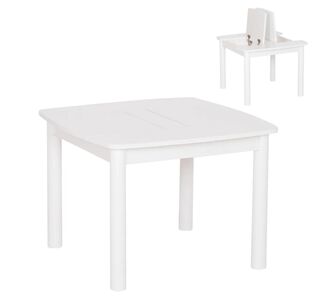 ΤΡΑΠΕΖΑΚΙ ΠΑΙΔΙΚΟ ΜΕ ΑΠΟΘ.ΧΩΡΟΥΣ RICKI HM18339.03 MDF & ΣΥΜΗΔΑ ΣΕ ΛΕΥΚΟ 65x65x47Υεκ |  Παιδικά έπιπλα στο espiti