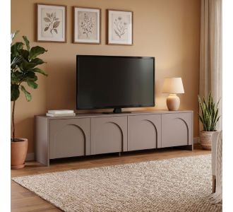 Έπιπλο τηλεόρασης Aurelia Megapap χρώμα μόκα 180x32x45εκ. |  Έπιπλα τηλεόρασης στο espiti