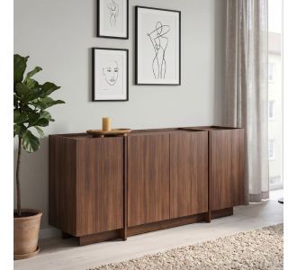 Μπουφές Dorma Megapap χρώμα καρυδί 180x45x80,2εκ. |  Μπουφέδες στο espiti