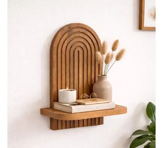 Ραφιέρα τοίχου Artwill Megapap Mdf χρώμα oak 26x13x35εκ. |  Ραφιέρες τοίχου στο espiti