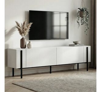 Έπιπλο τηλεόρασης Nexus Megapap χρώμα λευκό 180x30x45,5εκ. |  Έπιπλα τηλεόρασης στο espiti