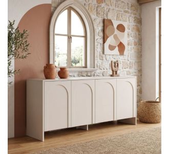 Μπουφές Aurelia Megapap χρώμα κρεμ 180x45x80εκ. |  Μπουφέδες στο espiti