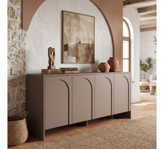 Μπουφές Aurelia Megapap χρώμα μόκα 180x45x80εκ. |  Μπουφέδες στο espiti