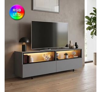 Έπιπλο τηλεόρασης Eco Megapap με Led Rgb χρώμα ανθρακί 180x32x67εκ. |  Έπιπλα τηλεόρασης στο espiti