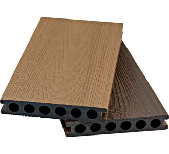 DECK-WPC ΔΑΠΕΔΟΥ PREMIUM 23/140mm WOOD/TEAK 640150 NewPlan - NewPlan |  Deck - Wpc  στο espiti