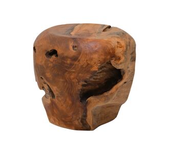 Σκαμπό Bolare pakoworld teak ξύλο σε φυσική απόχρωση Φ40x35εκ |  Σκαμπώ στο espiti