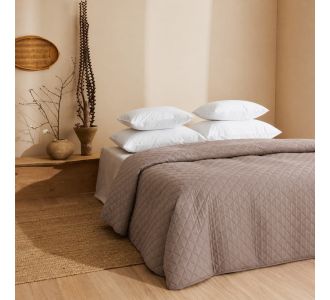 Κουβερλί Υπέρδιπλο Ξενοδοχείου Beige Astron Italy |  Υπνοδωμάτιο στο espiti