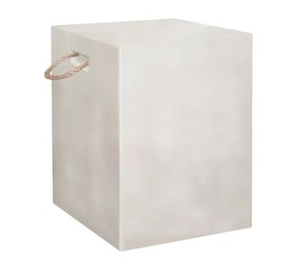 ΣΚΑΜΠΟ ΤΕΤΡΑΓΩΝΟ ΜΕ ΧΕΡΟΥΛΙΑ ZAK HM6581.02 FIBER CEMENT ΣΕ ΜΠΕΖ 36x36x43Υεκ |  Σκαμπώ κήπου στο espiti