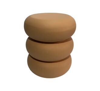 Βοηθητικό τραπέζι Zoubi pakoworld MGO  terracotta Φ35x43εκ |  Τραπεζάκια βοηθητικά στο espiti