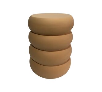 Βοηθητικό τραπέζι Venezia pakoworld MGO  terracotta Φ35x46εκ |  Τραπεζάκια βοηθητικά στο espiti