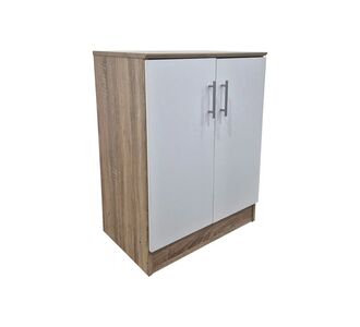 Παπουτσοθήκη-ντουλάπι Souken pakoworld 6 ζευγών λευκό-sonoma 60x40x80εκ |  Παπουτσοθήκες στο espiti