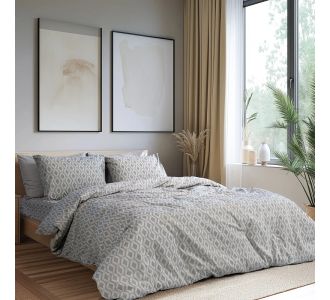 Beauty Home Σετ Πάπλωμα υπέρδιπλο Moments Αrt 12563 220x240 Γκρι       |  Παπλώματα Υπέρδιπλα στο espiti