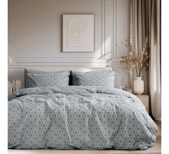 Beauty Home Σετ παπλωματοθήκη μονή Moments Art 12564 170x250 Ανθρακί       |  Παπλωματοθήκες Μονές στο espiti