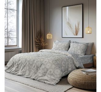 Beauty Home Σετ κουβερλί μονό Moments Αrt 12567 160x230 Λαδί,Γκρι       |  Κουβερλί Μονά στο espiti