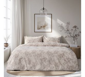 Beauty Home Σετ σεντόνια King size Moments Art 12570 270x260 Μπεζ       |  Σεντόνια Υπέρδιπλα / King Size στο espiti