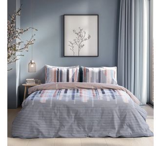 Beauty Home Σετ Πάπλωμα υπέρδιπλο Moments Αrt 12572 220x240 Μπεζ,Γκρι       |  Παπλώματα Υπέρδιπλα στο espiti
