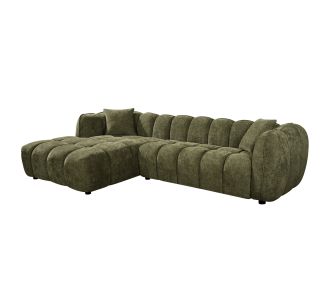 ΚΑΝΑΠΕΣ ΓΩΝΙΑ (ΑΡΙΣΤΕΡΗ) LYKKE HM3326.03L ΠΡΑΣΙΝΟ ΥΦΑΣΜΑ 280x89-165(η γωνία)x70Υεκ |  Καναπέδες γωνιακοί στο espiti