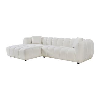 ΚΑΝΑΠΕΣ ΓΩΝΙΑ (ΑΡΙΣΤΕΡΗ) LYKKE HM3326.02L ΕΚΡΟΥ ΥΦΑΣΜΑ 280x89-165(η γωνία)x70Υεκ |  Καναπέδες γωνιακοί στο espiti