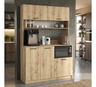 Έπιπλο κουζίνας Tuco 3 Megapap χρώμα sapphire oak 123,8x40x180εκ. |  Ντουλάπια στο espiti