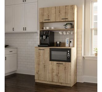 Έπιπλο κουζίνας Tuco 2 Megapap χρώμα sapphire oak 90x40x180εκ. |  Ντουλάπια στο espiti