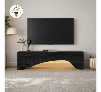 Έπιπλο τηλεόρασης Mara Megapap με LED χρώμα sencron black 150x31,4x40εκ. |  Έπιπλα τηλεόρασης στο espiti