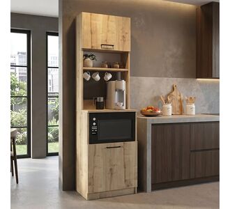 Έπιπλο κουζίνας Tuco 1 Megapap χρώμα sapphire oak 53,8x40x180εκ. |  Ντουλάπια στο espiti